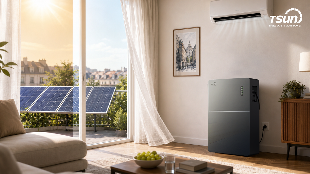 Kit solaire de balcon 4 panneaux 800 W avec batterie : règles, usage et stockage