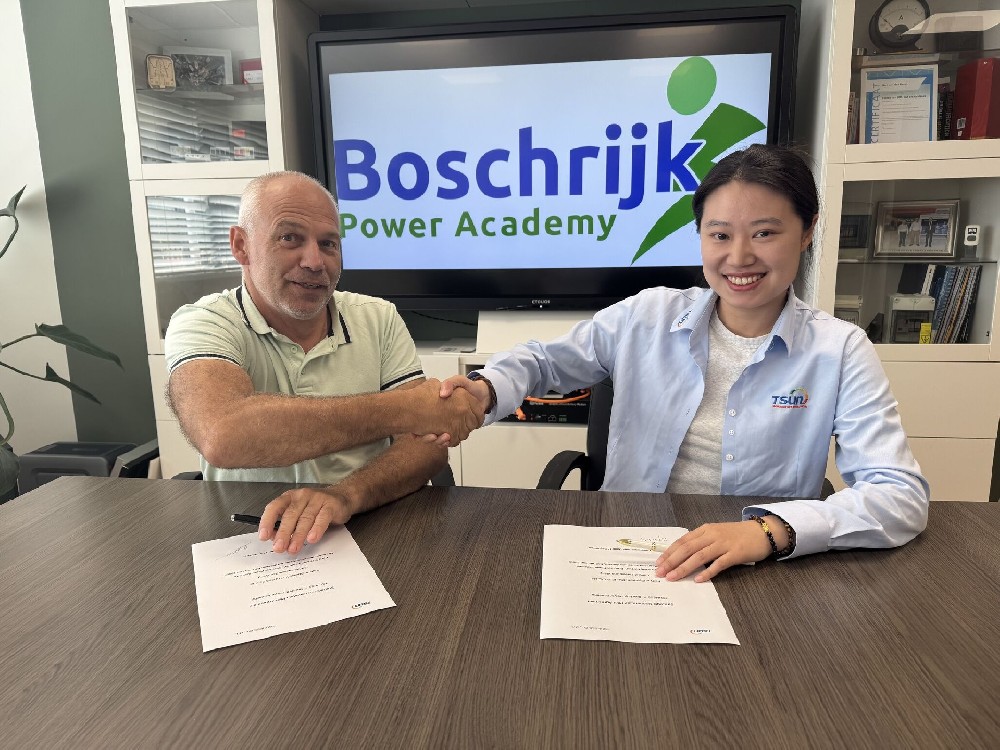 TSUN renforce sa présence au Benelux grâce à un partenariat stratégique avec Boschrijk Power Academy